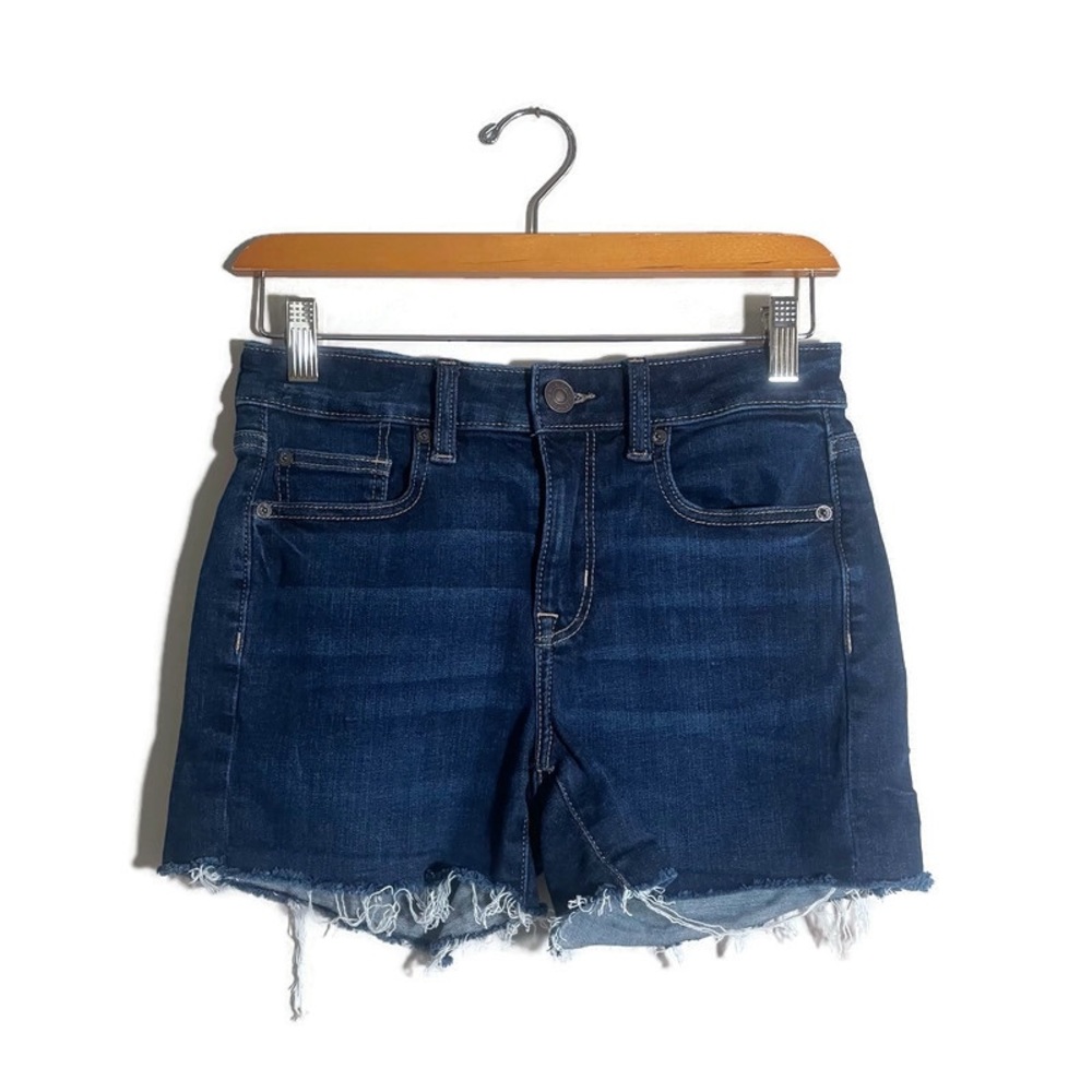 American Eagle Next Level Stretch High Rise Shortie Jean Shorts Size 4